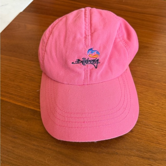 Pink Billabong Cap with Embroidered Logo - Picture 3 of 4